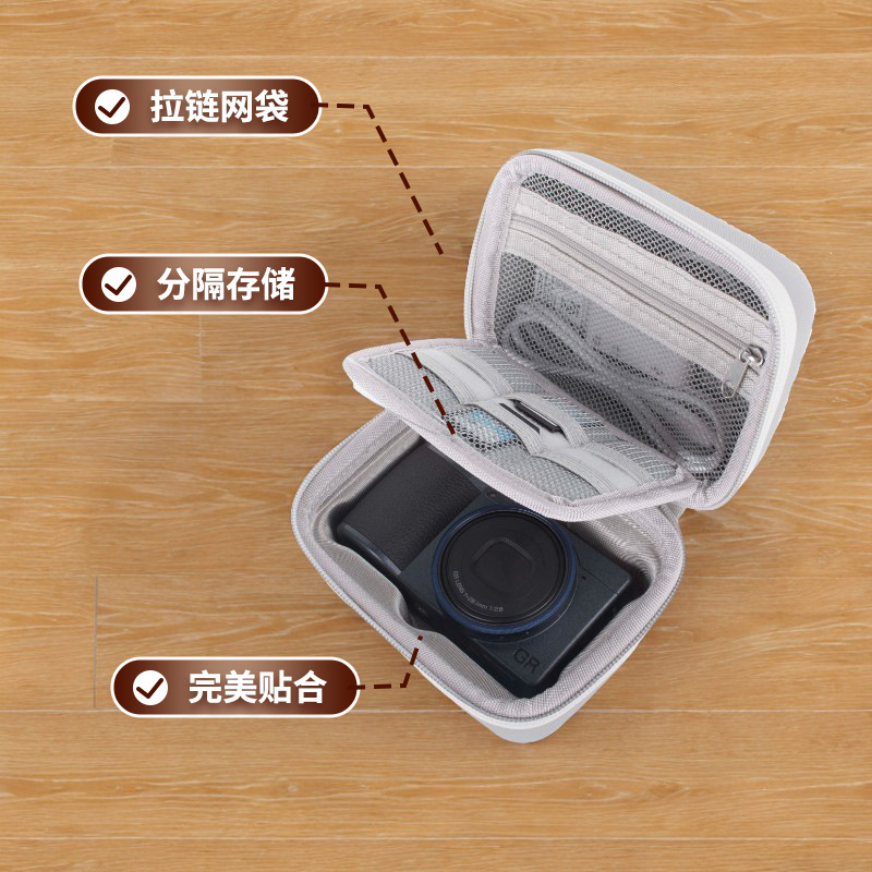 Adecuado para cámaras Sony, Canon, Panasonic y Ricoh, bolsa de almacenamiento EVA, caja de almacenamiento portátil impermeable de carcasa rígida para cámara, nuevo modelo. image 3