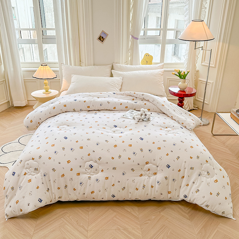 Xinjiang cotton quilt core cotton printed quilt core cotton category a inside and outside cotton four seasons quilt core category a wholesale