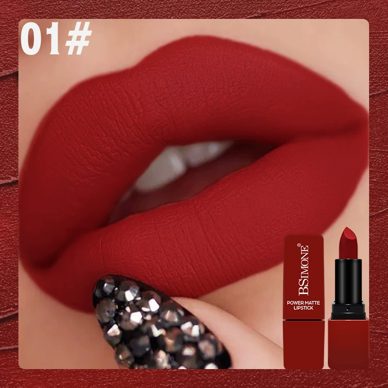 Матовая помада Silky (BSIMONE) — стойкая, не тускнеет, 3,5 г