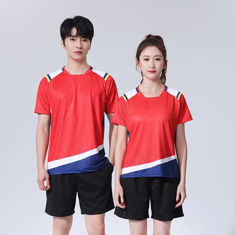 Badminton Suit Men's and Women's Feather Table Tennis Suit Summer Breathable Running Sports Leisure Fitness Competition Suit