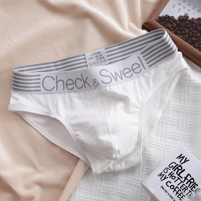 [1] men's briefs men's cotton fashion simple men's briefs shorts head pants fashion