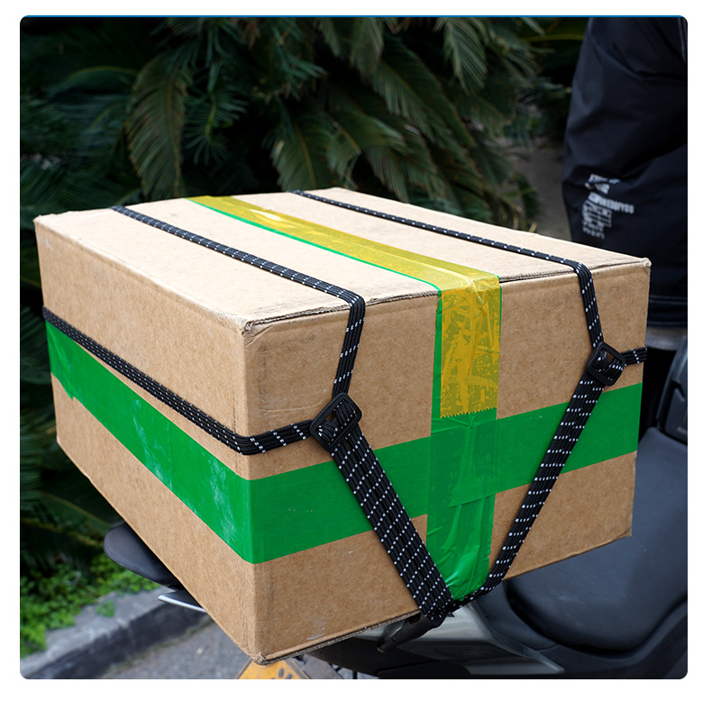Motorcycle Strap Rope, Electric Vehicle Strap, Rubber Band, Luggage Fixing, Battery Car Elastic Elastic Helmet Wholesale