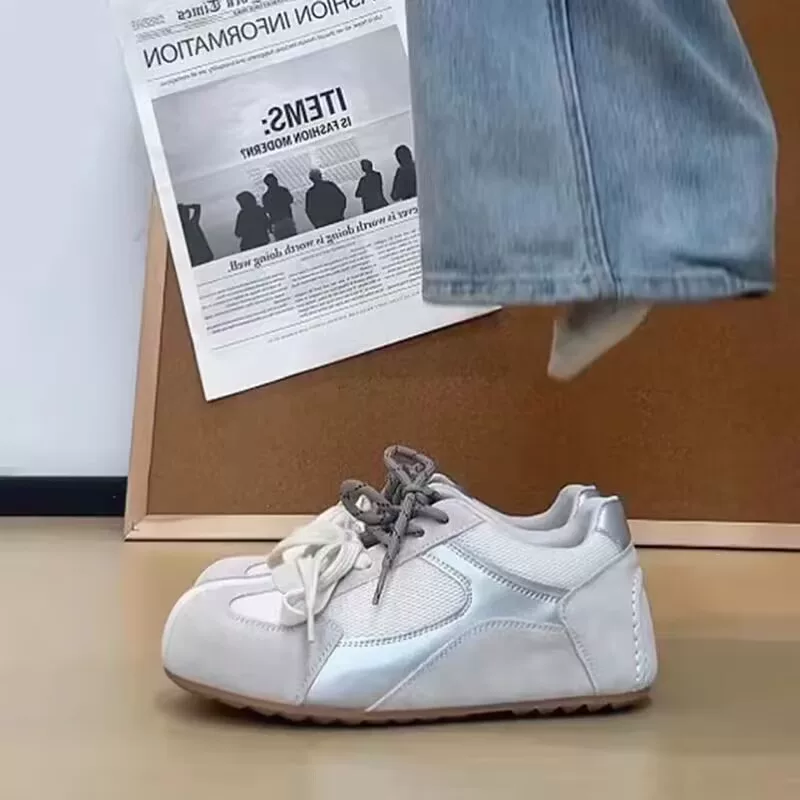Дышащая обувь, летние белые кеды, универсальные спортивные туфли на плоской подошве для отдыха