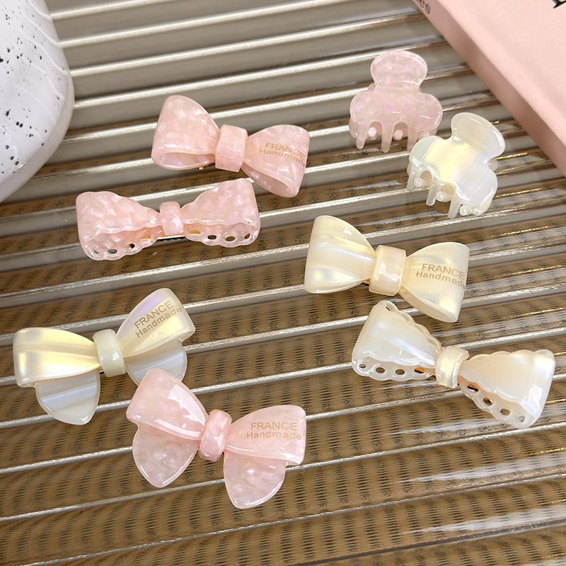 Women's Sweet Simple Style Bow Knot Acetic Acid Sheets Hair Clip Hair Claws display picture 4