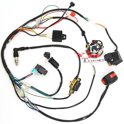 Power supply, ignition system accessories Motorcycle 50-110Cc Complete Vehicle