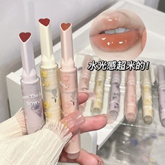ゴーゴーベアフラワーラブリップグレーズ口紅水光ミラー保湿ゼリーリップグロスリップグロスクロスボーダー美容とパーソナルケア