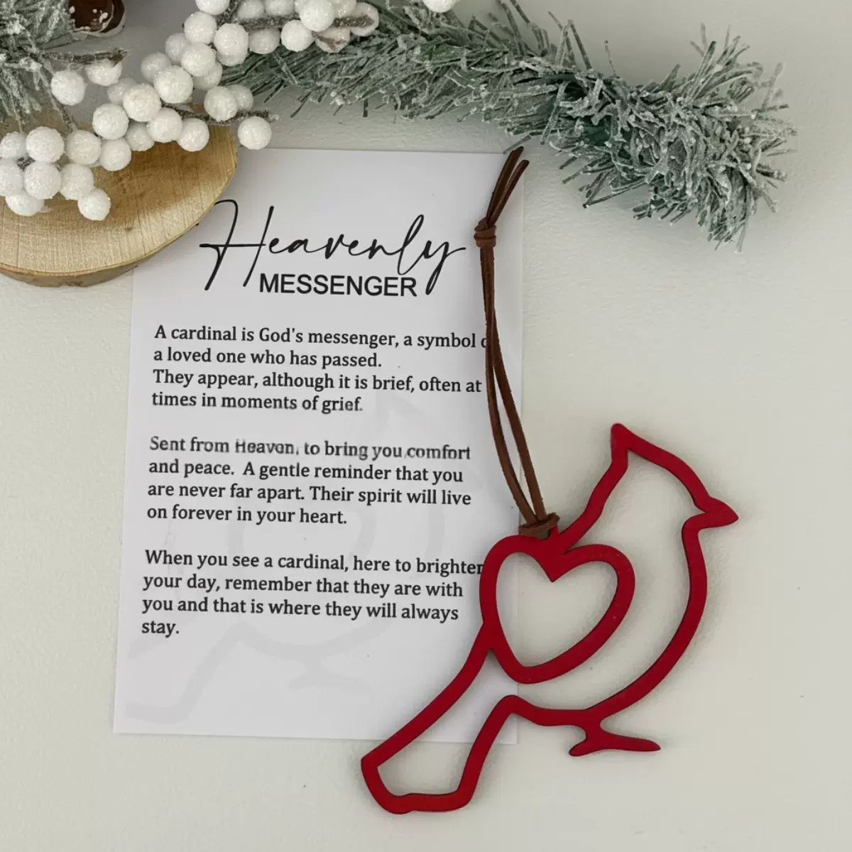 外贸出口热销爆品Friendship Story Card Ornament红雀装饰品礼品