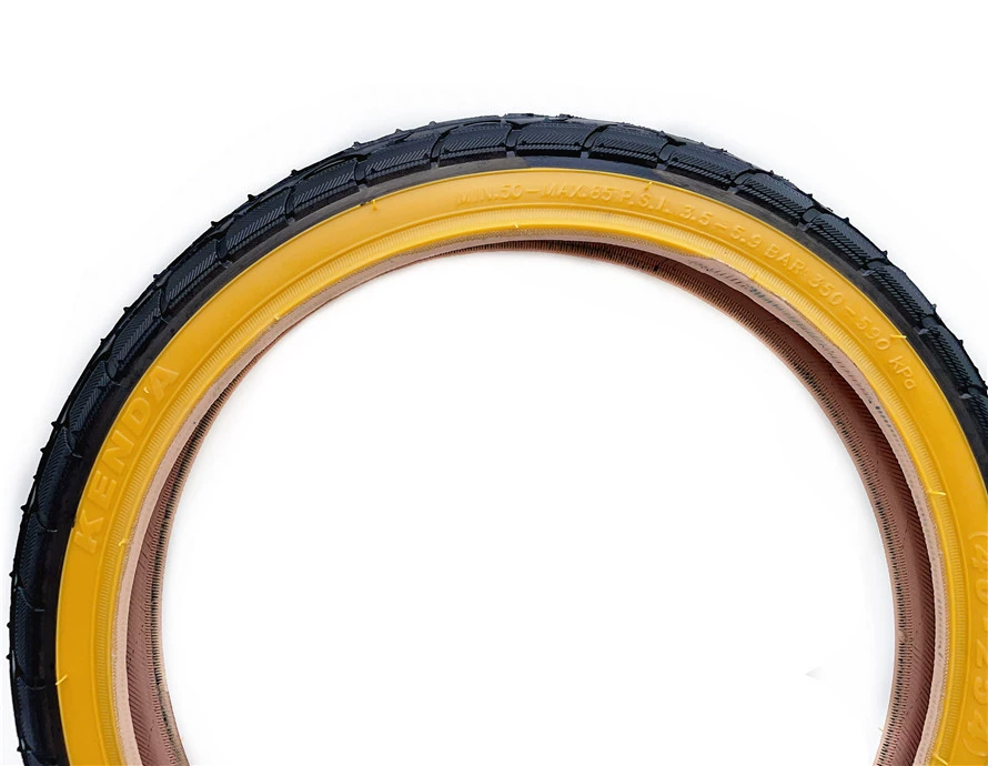 Jianda 16*1,5 шина Складная внешняя шина автомобиля 14*1.5 K193 складной автомобиль желтый край внешняя шина желтый край шины