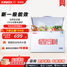 星星商用冷柜210家用铜管冷冻冷藏冰柜305升一级节能超大容量冰箱