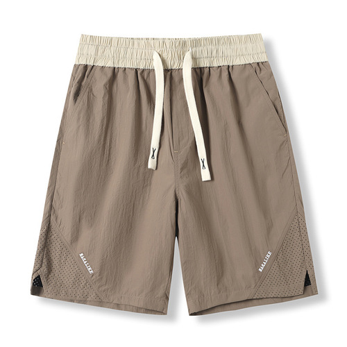 Summer New Trend Loose Casual Men's Sports Comfortable Breathable Five-Finger Shorts Men's Korean Version Summer Thin