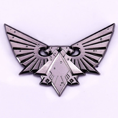 Eagle enamel pin vintage metal badge