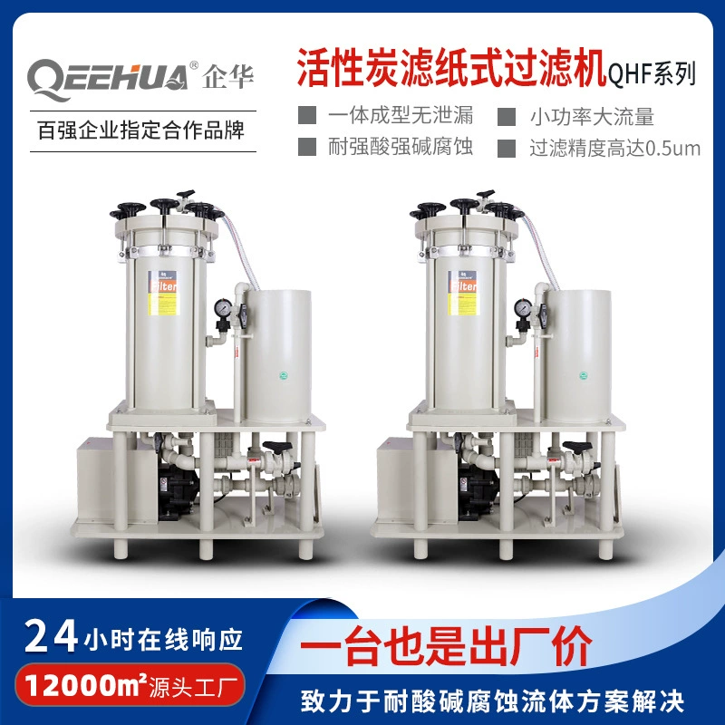 PP пластичная коррозионно-стойкая химическая жидкость фильтр активированного угля бумага точности кислоты и щелочи упорный двойной бочонок гальванический фильтр