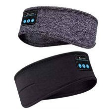 新款運動頭套無線藍牙5.0音樂運動頭帶 通話立體聲遮光睡眠頭巾