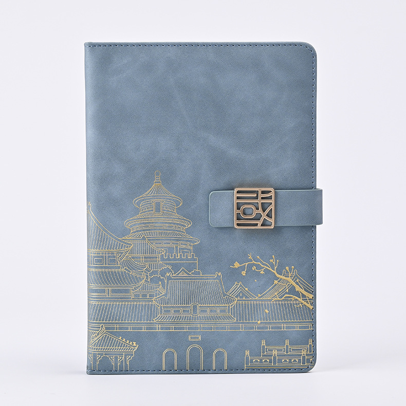 Cuaderno de negocios A5 personalizado con logotipo, planificador de oficina, piel sintética, regalo publicitario corporativo, juego de cuadernos