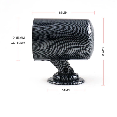 2 inches 52mm, automobile instrument - adjustable-carbon-pattern