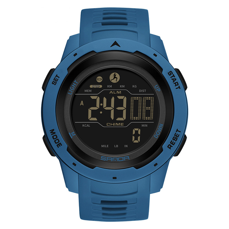 SANDA nuevo 2145 movimiento electrónico digital de moda simple deportes al aire libre de los hombres reloj electrónico