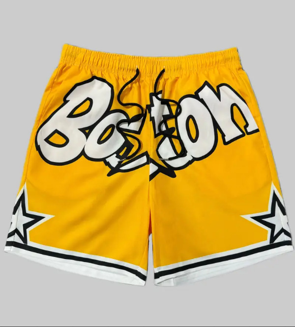 跨境亚马逊速卖通夏威夷休闲男士短裤夏季糖果色3D印花五分沙滩裤|undefined
