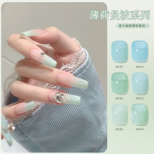 KaSi薄荷曼波光疗甲油胶2025新款秋冬冰透奶绿蓝绿色美甲专用批发