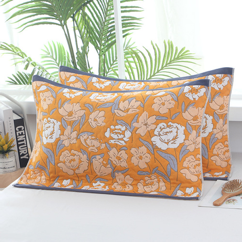 Flannel Cotton Pillowcase Thickened and Enlarged Household Durable Pillowcase Student Use Comfortable Breathable Pillowcase Wholesale