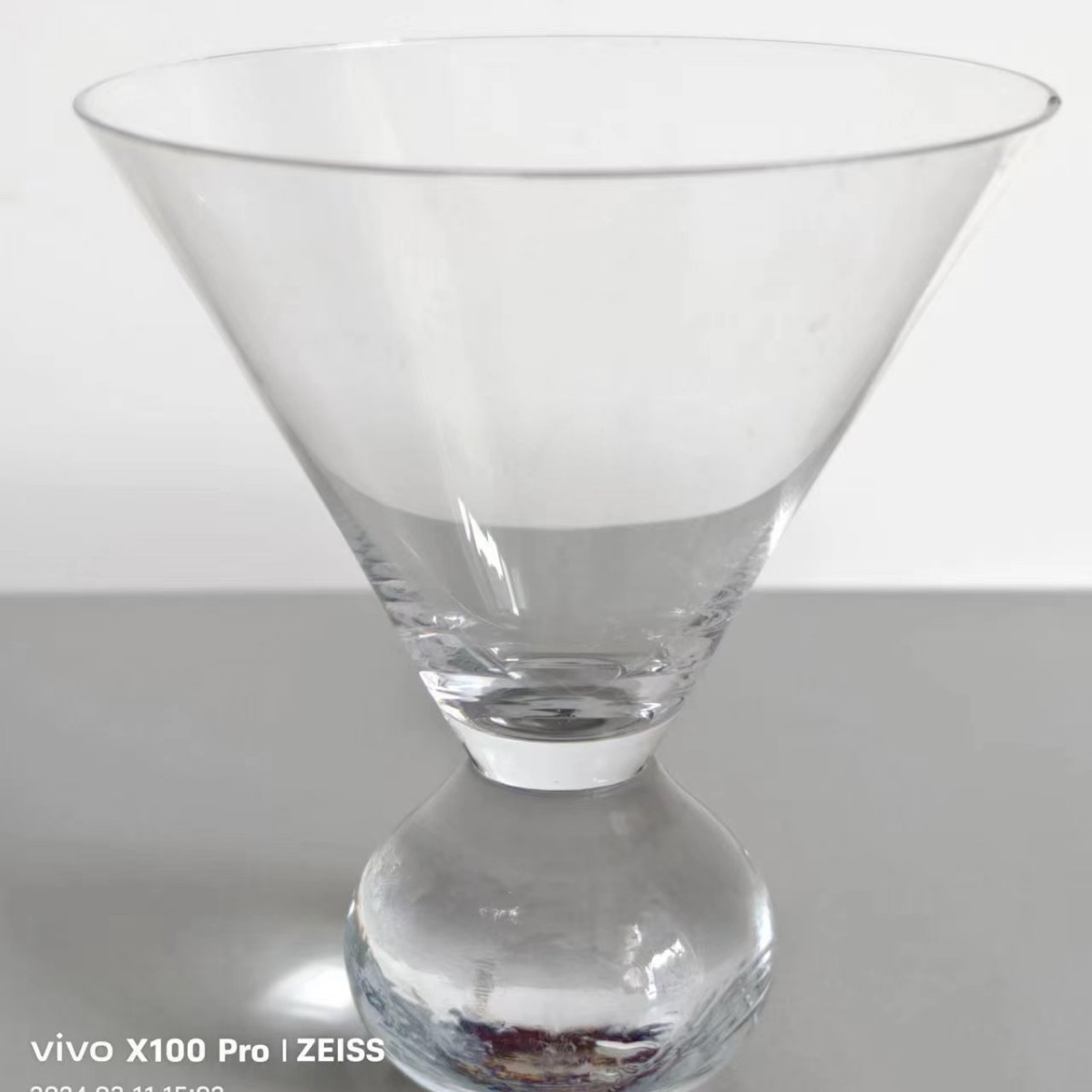 Copa de cóctel sin Diamante