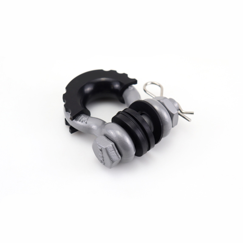 Forja de troquel estadounidense vehículo todoterreno Medio Anti-suelto gancho en forma de U grillete gancho de arco herradura Remolque de alta resistencia americano gancho en forma de U