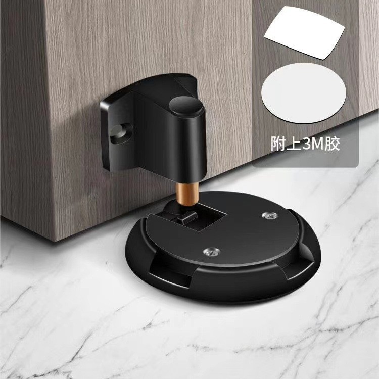 锌合金地吸门吸隐形强磁静音无磁防风木门卧室厕所浴室门挡门碰