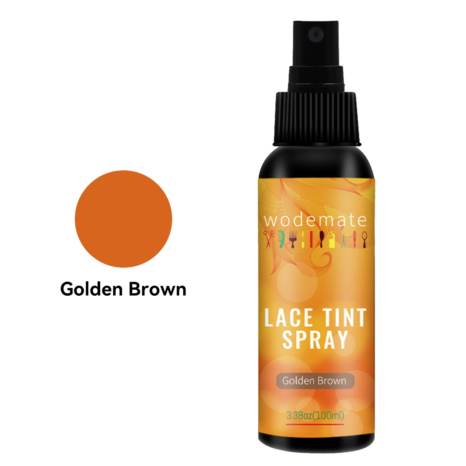 100ml lace tint spray (golden brown )