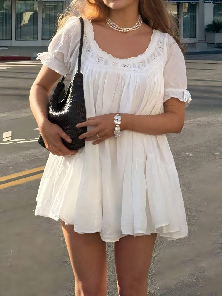 lace white dress