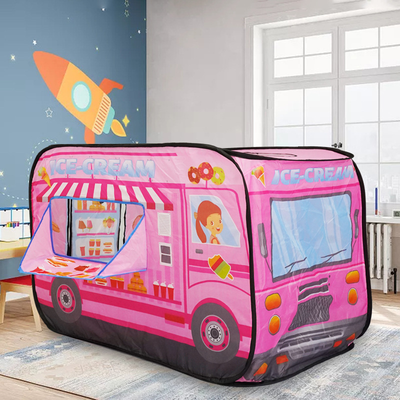Casa de Juegos de Auto para Niños, Plegable, para Interior