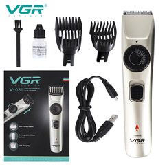 VGR Self-Loading Electric Shaver Charger Men's Beard Trimmer Hairstyle 1-20mm Cross-Border New Model V-031