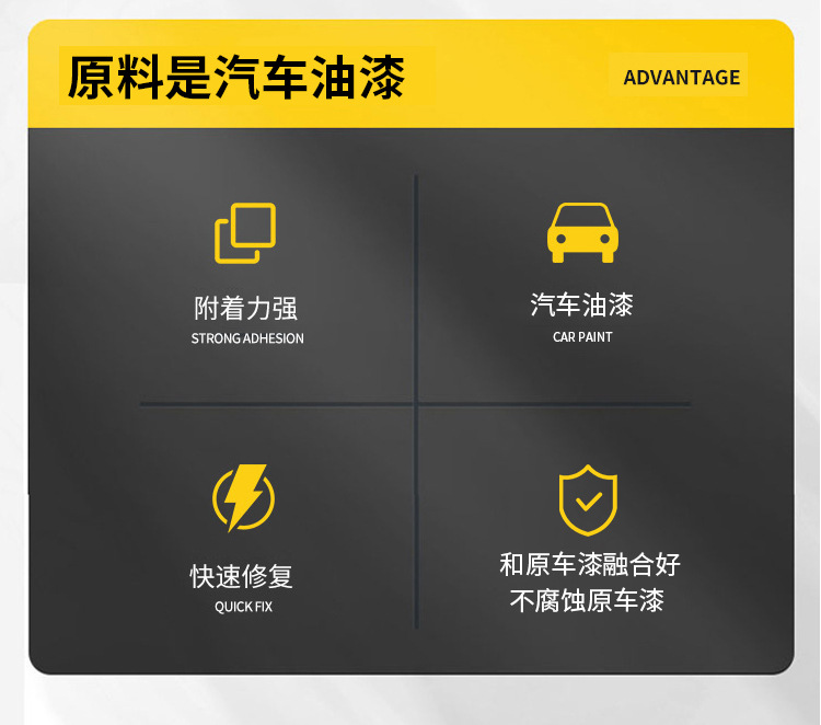41. Mitsubishi car touch-up paint pen, suitable for ASX, Outlander, and Pajero models; a great tool for repairing scratches on Southeast Asia car paint