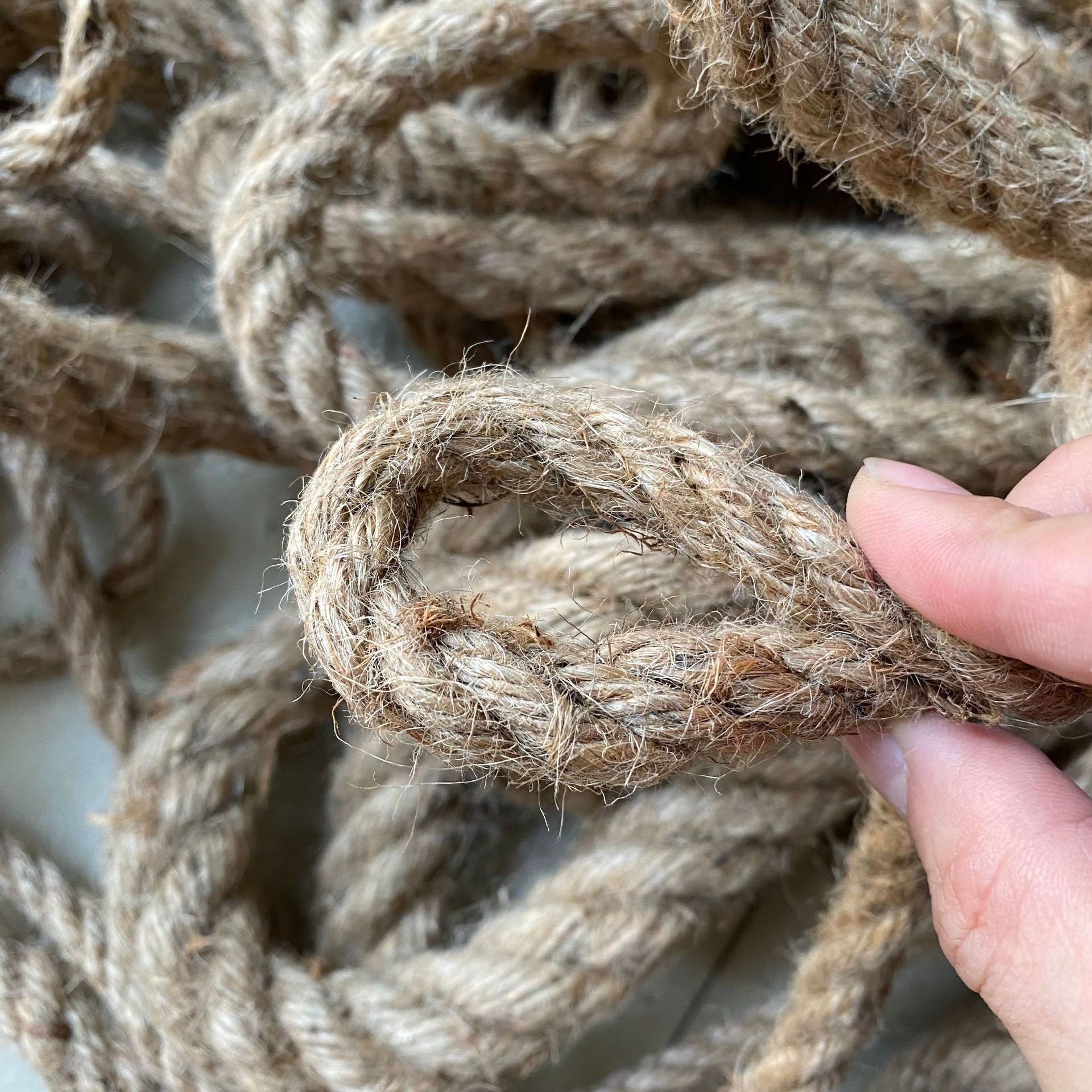 1-30mm Natural Jute Rope School Kindergarten Store Decoration Jute Rope Binding Rope Photo Wall Decorations 