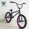 Black purple double layer circle