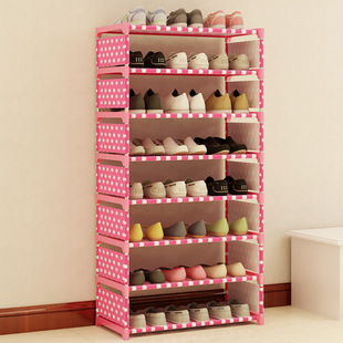 Simple Shoe Cabinet Household Dust-proof Storage Shoe Rack Free Combination Hallway Shoe Cabinet Simple Installation Multi-layer Fitting Cabinet