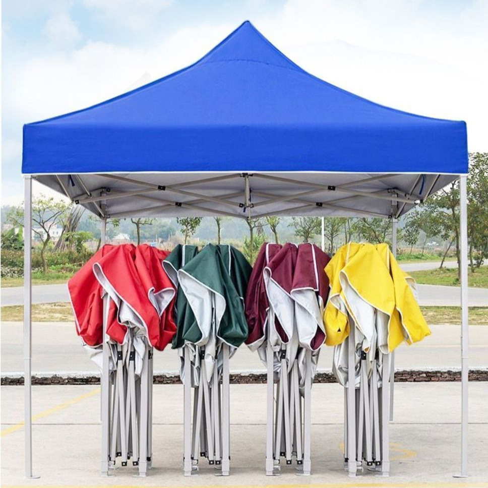 Carga de carga de 1000 kg] paraguas de cuatro patas gruesas paraguas de cabina paraguas telescópicos plegables de cuatro esquinas paraguas