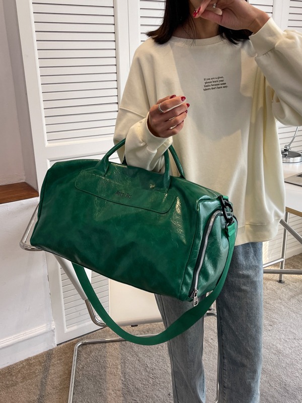 Bolsa de viaje con separación de ropa seca y mojada para mujer, bolsa de equipaje portátil para viajes de corta distancia para hombre, útil bolsa de gimnasio, portátil.