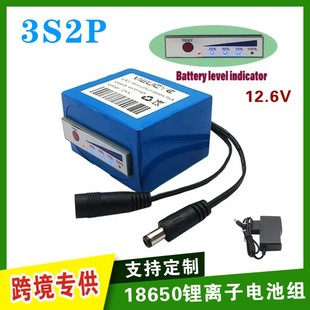 18650 �늳� 3S2P 12V 4500mah�ɳ��늳��늳ؽM���@ʾ��BMS