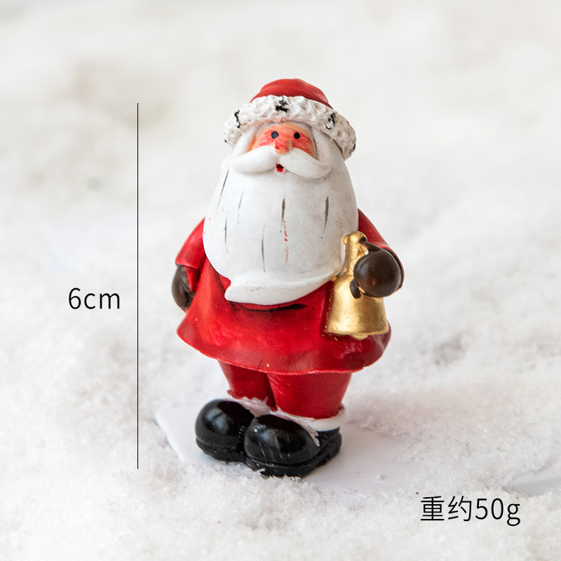 クリスマス装飾品雪だるま老人小公仔デスクトップ装飾シーン配置撮影道具クリスマス装飾|undefined