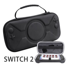 新型二世代ニンテンドースイッチ2収納バッグswitch 2ゲームアクセサリー手持ち革紐収納ケース