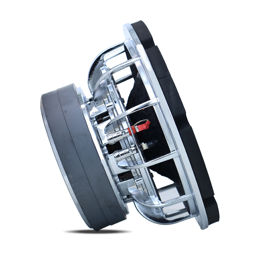Dm 10inch New Passive Subwoofer Speaker 4+4Ohm Dual Magnet Dual Coil Design Silver Aluminum Alloy Basket