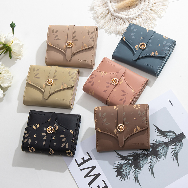 Women's Flower Pu Leather Zipper Buckle Wallets display picture 1