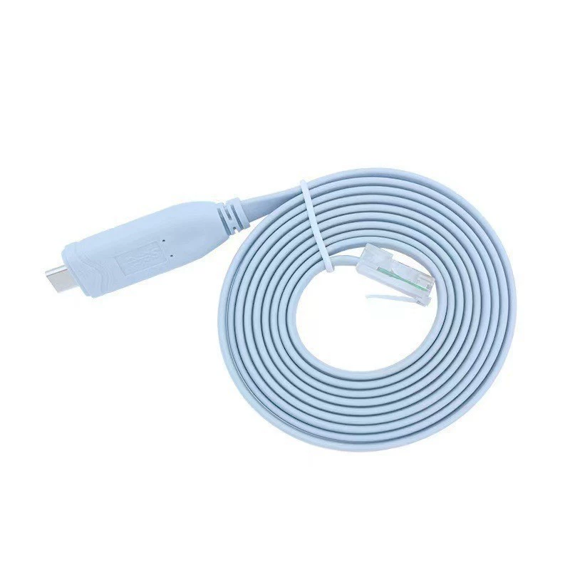 1.8m TYPE-C to RJ45 Console cable RS232 for Cisco router serial debugging cable