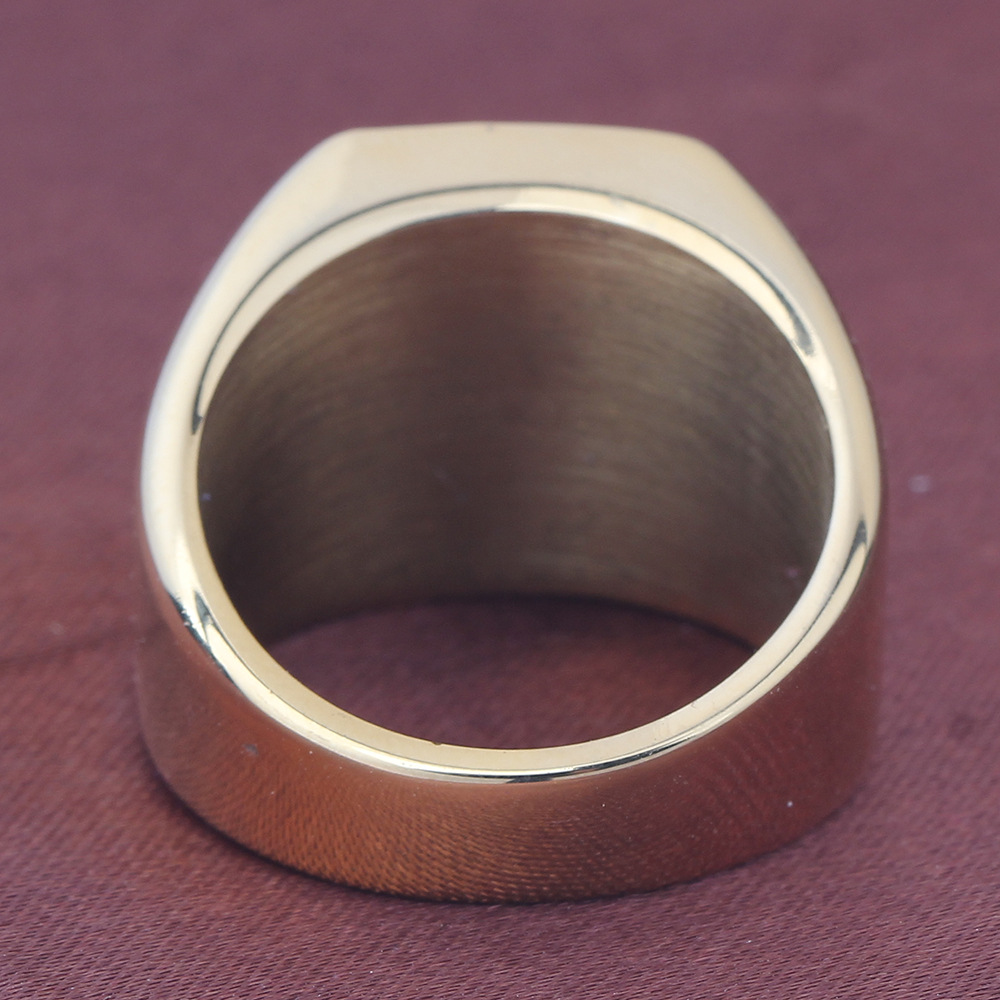 17g Weight Rings Classification 5, 6, 7 Ring Size 1 Piece Quantity Party, Street Occasion Titanium Steel Material Solid Color Pattern All Seasons Season Men's Gender Plating Design Hip-Hop, Simple Style Style Hip-Hop Simple Style Solid Color Titanium Steel Plating Men's Rings Men Band Rings 7