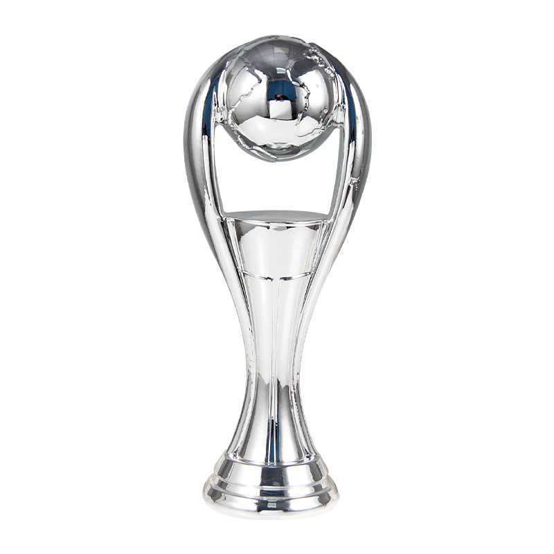 Nuevo trofeo de la tierra de Arabia Saudita trofeo modelo de trofeo de campeón de fútbol trofeo de fans recuerdos trofeo de resina