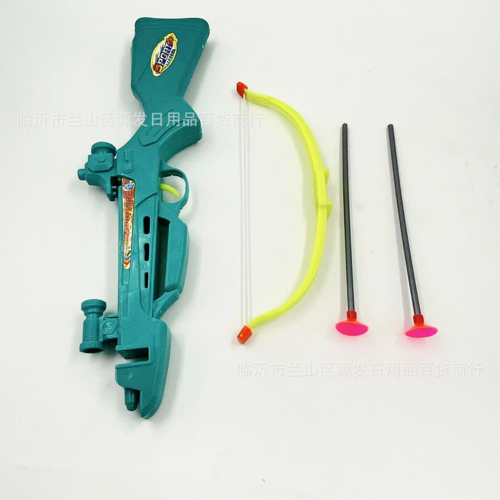 Arco y flecha para niños ballesta y Flecha de plástico de cuero suave Spring Gun juguete para niños Juego de pollo juguete de tiro lote de tiendas de departamentos