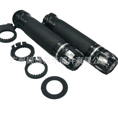 Motorcycle Handle Cover | Cross-border Factory Direct Supply - black-silver