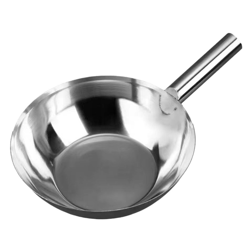 Thickened Stainless Steel Water Ladle Kitchen Water Ladle Commercial Flat Bottom Non-Magnetic Durable Extra Thick Multi-Purpose Household Water Ladle