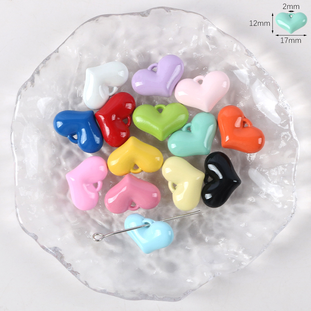 51#peach heart bubbles