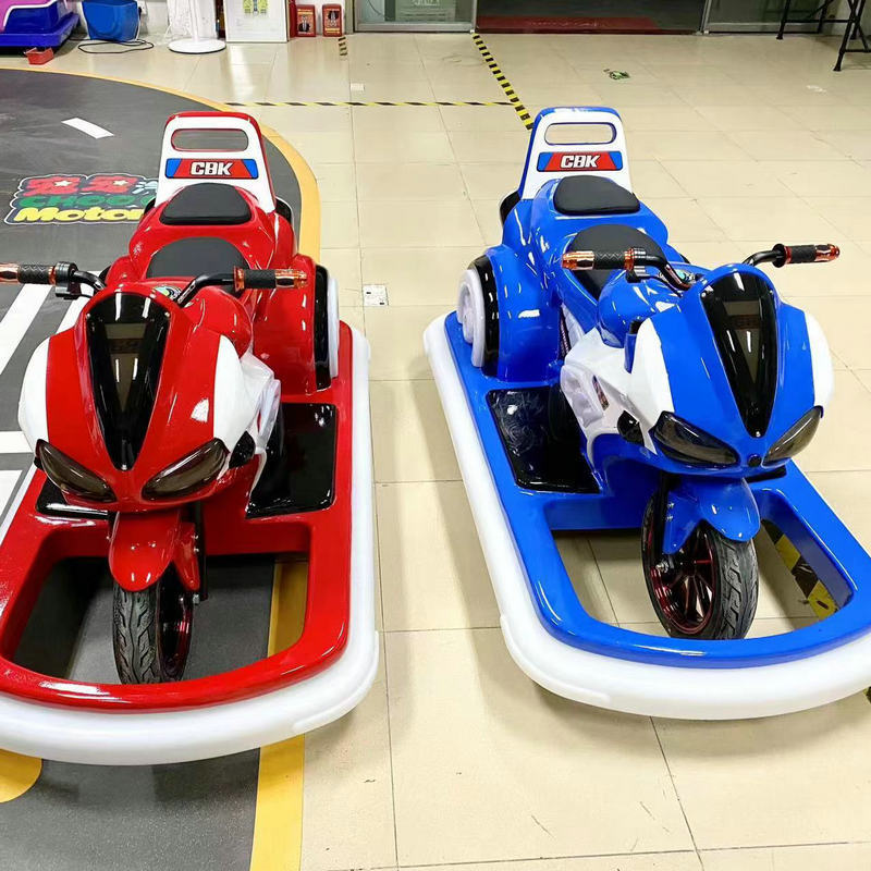 新型の寵愛オートバイ広場の子供の電動の遊技車の成人の屋台の夜市の発光の遊戯設備|undefined