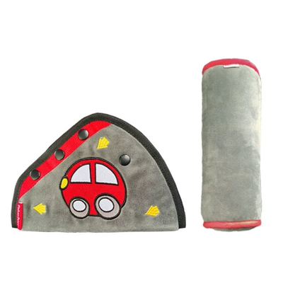 Soft suede children's safety — Seat belt shoulder pad